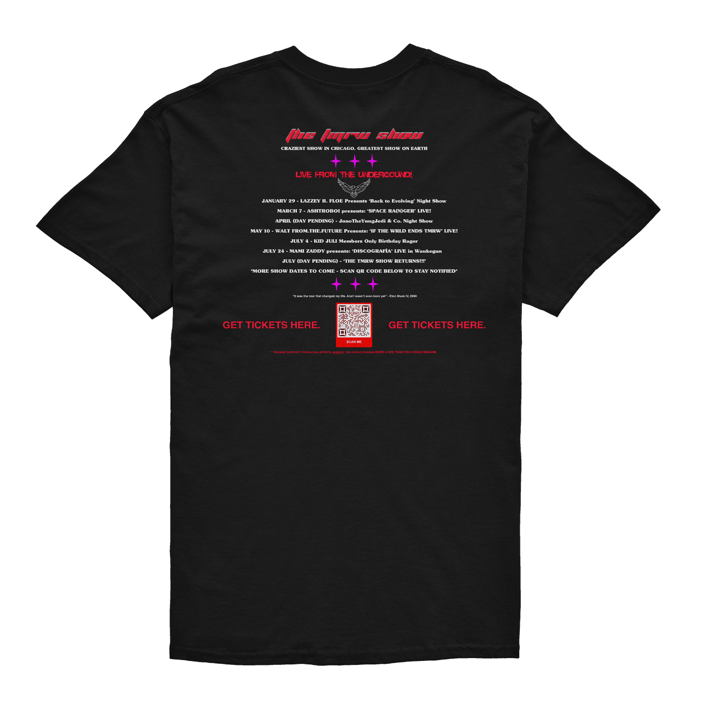 'TMRW WRLD Tour' TEE